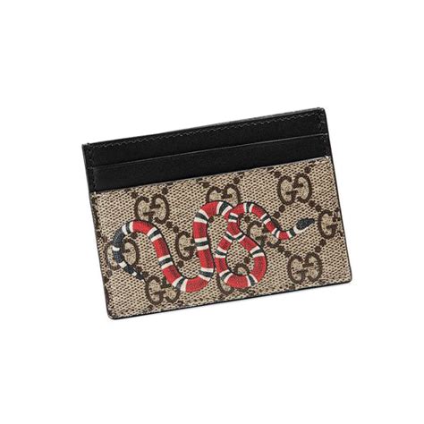 gucci kingsnake card holder fake